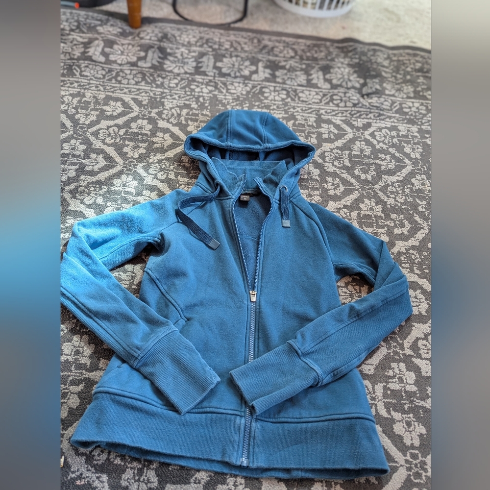 Athleta Blue Fleece Jacket